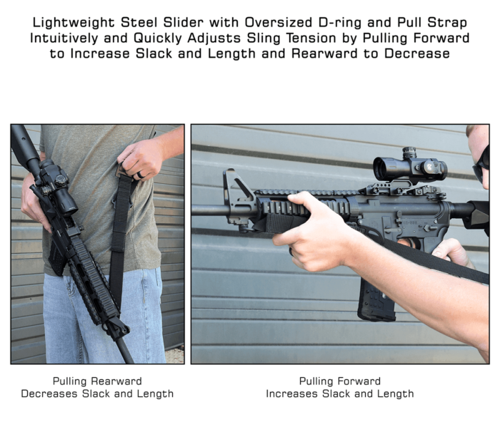 BOLLA® 2 to 1 Point Conversion QD Sling, Black | UTG® - slika 8