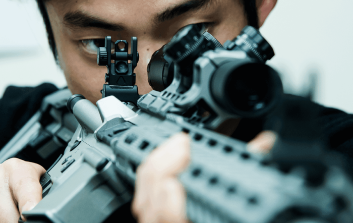 ACCU-SYNC® 45 Degree, Dual Aperture Rear Sight, Manual Flip-up | UTG® - slika 3