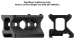 Picatinny Optic Mount, for RMR®, 2 in 1 Combo | UTG® - slika 7