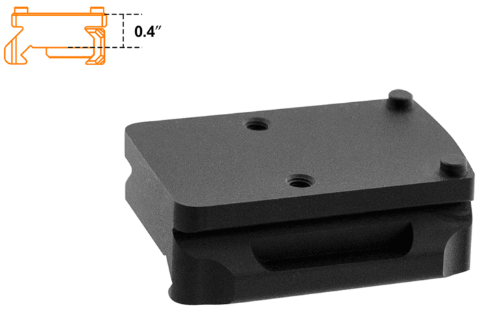 Picatinny Optic Mount, for RMR®, Low Profile | UTG® - slika 1