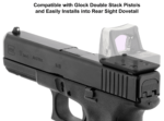 Rear Sight Dovetail Optic Mount, GLOCK® Compatible, for RMR® | UTG® - slika 5