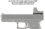 Rear Sight Dovetail Optic Mount, GLOCK® Compatible, for RMR® | UTG® - slika 6
