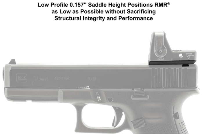 Rear Sight Dovetail Optic Mount, GLOCK® Compatible, for RMR® | UTG® - slika 6
