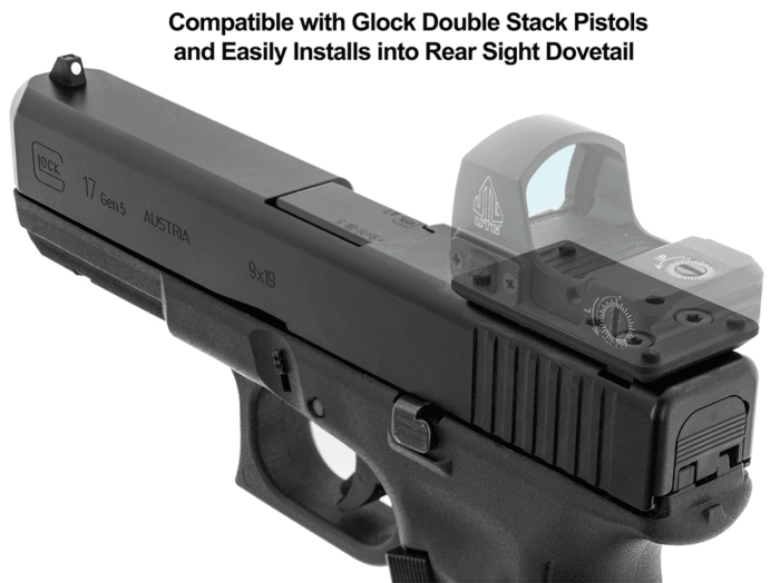 Rear Sight Dovetail Optic Mount for GLOCK (for Docter®) | UTG® - slika 6