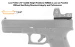Rear Sight Dovetail Optic Mount for GLOCK (for Docter®) | UTG® - slika 3
