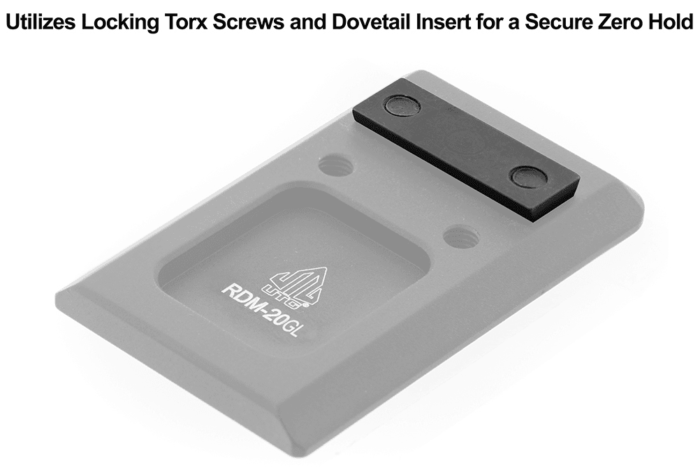 Rear Sight Dovetail Optic Mount for GLOCK (for Docter®) | UTG® - slika 4