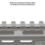 Super Slim 20MOA Elevated Picatinny Mount, 13-SLOT | UTG® - slika 8