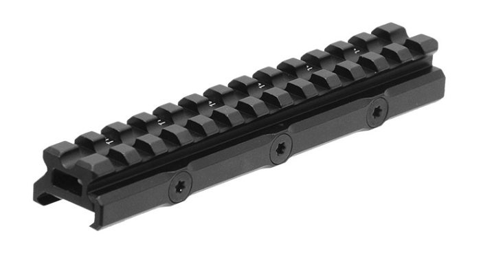 Super Slim 20MOA Elevated Picatinny Mount, 13-SLOT | UTG® - slika 1