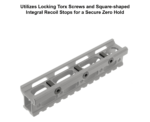 Super Slim Picatinny Riser Mount (13 slot) | UTG® - slika 7