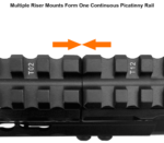 Super Slim Picatinny Riser Mount (13 slot) | UTG® - slika 6