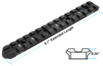 Optic Mount, for REMINGTON® 870™ & 1100™ | UTG PRO® - slika 3