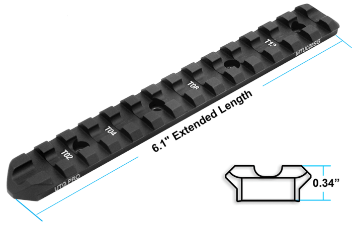 Optic Mount, for REMINGTON® 870™ & 1100™ | UTG PRO® - slika 3