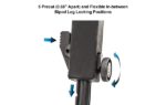 Rubber Armored Full Metal QD Bipod | UTG® - slika 4