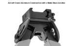 Rubber Armored Full Metal QD Bipod | UTG® - slika 6