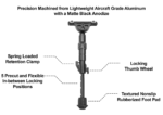 Recon Flex® Bipod (M-LOK) | UTG® - slika 6