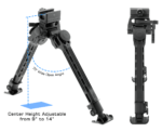 Big Bore Full Stability Bipod | UTG® - slika 4