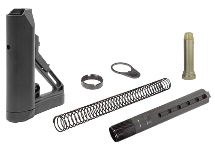 AR15 Ops Ready S1 Mil-spec Stock Kit, Black | UTG PRO® - slika 1