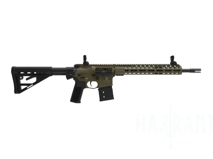 Polavtomatska puška Schmeisser M4FL 14,5" .223 OD Green - slika 1
