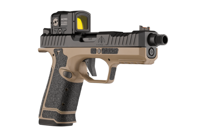 Archon Firearms TYPE B, 9mm Luger, Gen2 Grip (Black or FDE) OR  ACRO P-2/C-2), Threaded Barrel (M13,5X1 LH or 1/2x18 RH) + ACRO C-2 3,5MOA set - slika 6