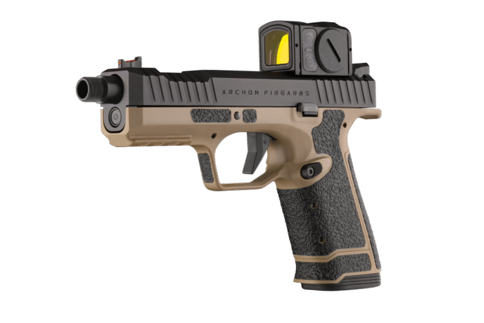 Archon Firearms TYPE B, 9mm Luger, Gen2 Grip (Black or FDE) OR  ACRO P-2/C-2), Threaded Barrel (M13,5X1 LH or 1/2x18 RH) + ACRO C-2 3,5MOA set - slika 8