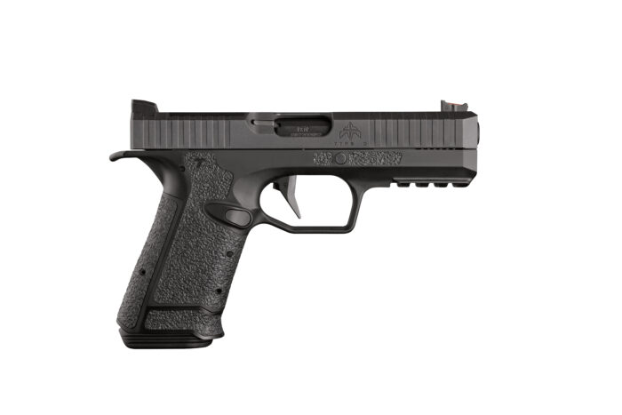 Archon Firearms TYPE D semiautomatic pistol, 9mm Luger, black slide, GEN2 modular black grip, EDGE black grip tape, RMS-C cut, std barrel - slika 1