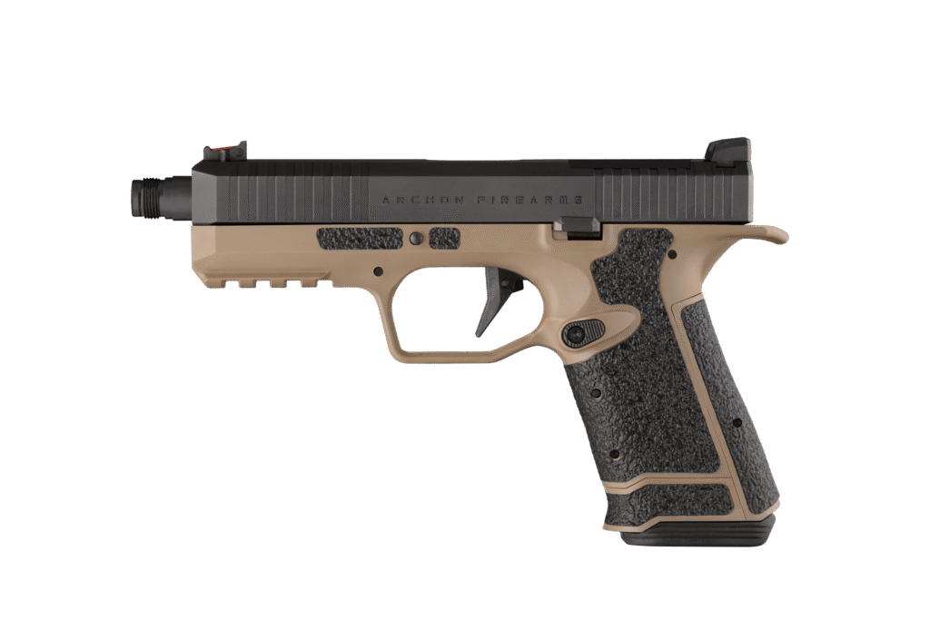 TypeD_RMScut_MG_RL_FDE_PNG Archon Firearms TYPE D, 9mm Luger, Gen2 Grip (Black or FDE) OR (RMS, RMR or ACRO P-2/C-2) Threaded barrel (M13,5X1 LH or 1/2X28RH) - slika 1