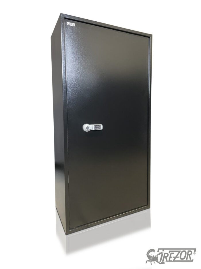 Gun safe Trezor Alpha 10M (10 rifles with a side shelf and shorter ammo box for long rifles) - slika 1