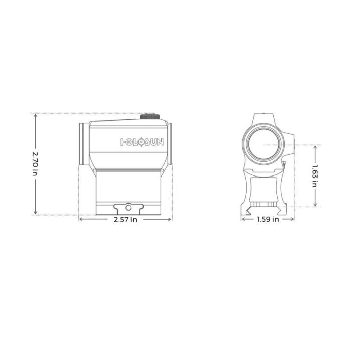 Holosun HE503R-GD (Gold dot) - slika 5