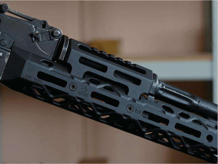 KRUK "Long handguard with short gas tube cover and M-LOK interface for hunting rifles FORT-201, FORT-202, FORT-205, MKM-072, Saiga." - slika 2
