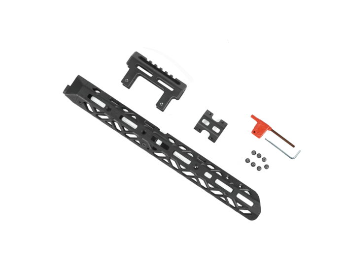 KRUK "Long handguard with short gas tube cover and M-LOK interface for hunting rifles FORT-201, FORT-202, FORT-205, MKM-072, Saiga." - slika 4