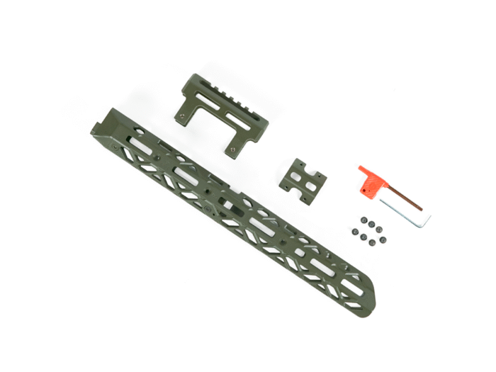 KRUK "Long handguard with short gas tube cover and M-LOK interface for hunting rifles FORT-201, FORT-202, FORT-205, MKM-072, Saiga." - slika 19