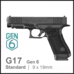 Pištola Glock 17 Gen.6 MOS / FS 9x19