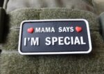 Patch JTG 3D PVC Mama Says I'm Special - Swat - slika 2