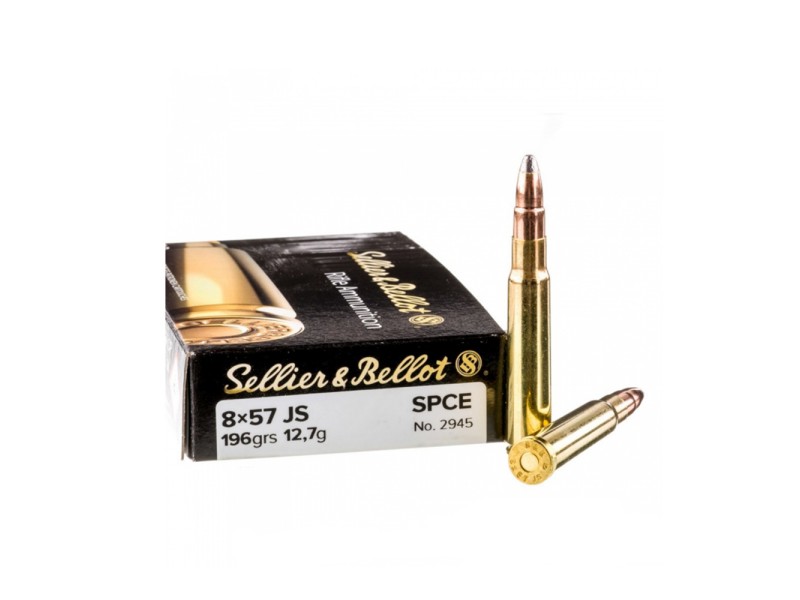 SellierBellot-8x57-JS-SPCE-127-g Naboj SB 8x57JS SPCE 196gn, 12,7g (20) - slika 1