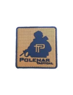 PT Logo PVC patch | Black/Coyote - slika 2
