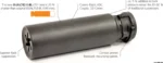 Suppressor Ase Utra Dual 762-BL MG cal. .30 OD Green - slika 2